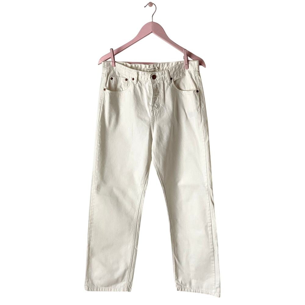 AVEC LES FILLES White Jeans 100% cotton